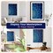 Mandala Diamond Painting Kits for Adults, Blue and Black Pattern 5D Diamond Painting for Adults, DIY Mandala Wall Art, Cross Stitch Pattern Gem Art, Full Round Drill 12x16
